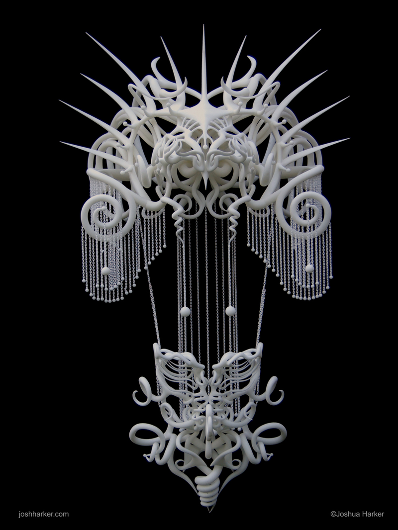 Illustration for article titled Whoa, This 3D-Printed Headdress Should Be The Next Predator